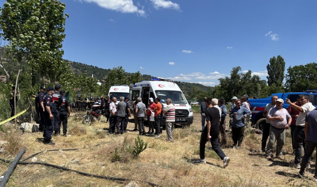 KÜTAHYA (AA) – Kütahya'nın Simav ilçesinde, arazisindeki ağaçları sulamak istediği