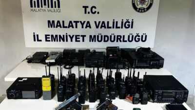 MALATYA (AA) – Malatya'da, emniyet teşkilatına ait haberleşme frekanslarını amatör