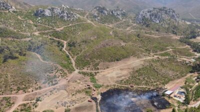 MUĞLA (AA) – Muğla'nın Marmaris ilçesinde ormanlık ve ekili tarım