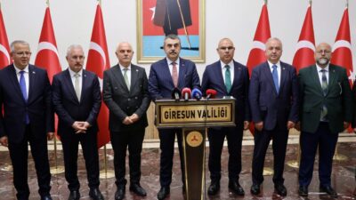 GİRESUN (AA) – Milli Eğitim Bakanı Yusuf Tekin, Giresun'da çeşitli