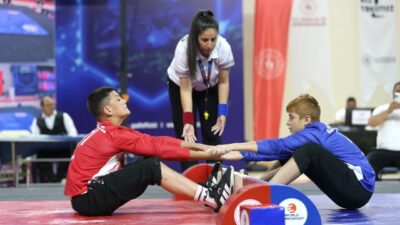 KAYSERİ (AA) – Türkiye Geleneksel Spor Dalları Federasyonu organizasyonunda düzenlenen