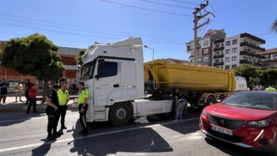 MUĞLA (AA) – Muğla'nın Milas ilçesinde yolun karşısına geçmeye çalışan