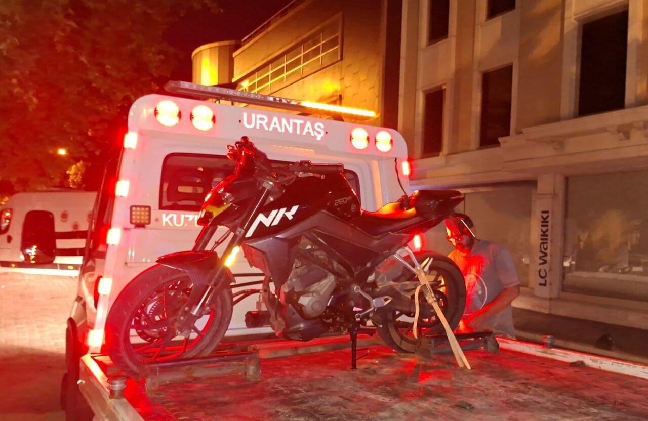 MUĞLA (AA) – Muğla'nın Fethiye ilçesinde, motosikletiyle trafik güvenliğini tehlikeye