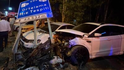MUŞ (AA) – Muş'ta kontrolden çıkan otomobilin park halindeki 3