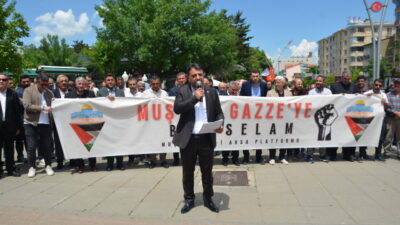 MUŞ (AA) – Muş'ta, Gazze, Kudüs ve Mescid-i Aksa'ya destek