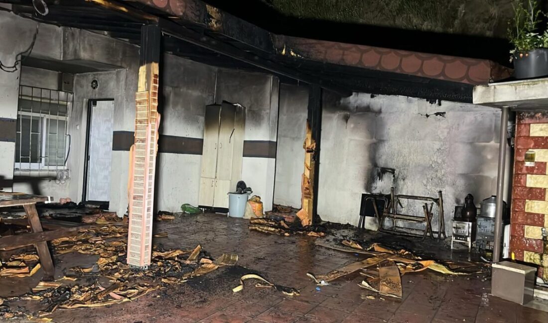 ORDU (AA) – Ordu'nun Perşembe ilçesinde cami lojmanında çıkan yangında