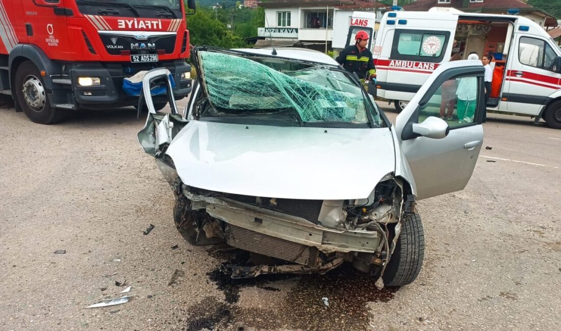 ORDU (AA) – Ordu'nun Fatsa ilçesinde meydana gelen trafik kazasında
