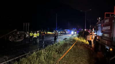 RİZE (AA) – Rize'nin Çayeli ilçesinde meydana gelen trafik kazasında