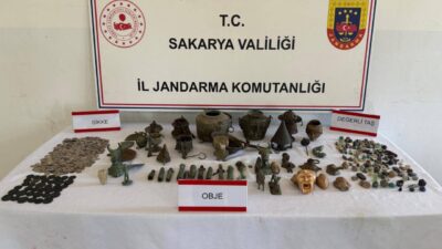 SAKARYA (AA) – Sakarya'nın Geyve ilçesinde kaçak kazı yapanlara yönelik