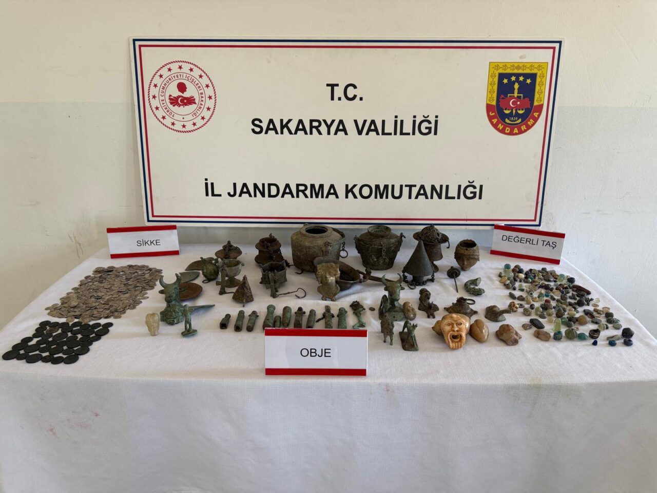 SAKARYA (AA) – Sakarya'nın Geyve ilçesinde kaçak kazı yapanlara yönelik