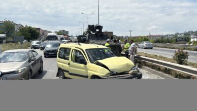 SAMSUN (AA) – Samsun'un İlkadım ilçesinde, zırhlı polis aracının karıştığı