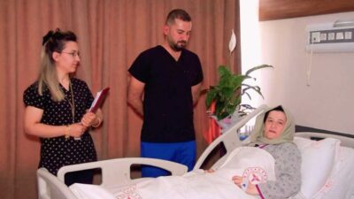 ŞANLIURFA (AA) – Şanlıurfa'da karın ağrısı ve şişlik şikayetiyle hastaneye