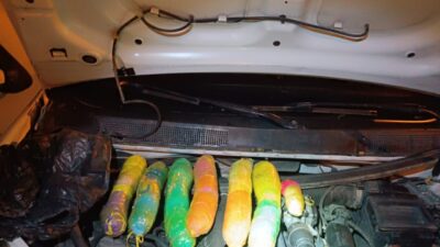 ŞANLIURFA (AA) – Şanlıurfa'nın Siverek ilçesinde otomobilin motor bölümüne gizlenmiş