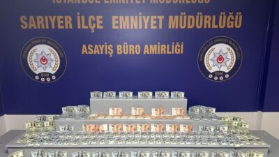 İSTANBUL (AA) – Sarıyer'de, bir alışveriş merkezinde bulunan bankada sahte