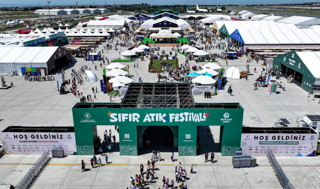 İSTANBUL (AA) – Sıfır Atık Festivali, enerji verimliliğinden döngüsel ekonomiye,