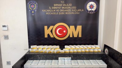 ŞIRNAK (AA) – Şırnak'ın Cizre ve Silopi ilçelerinde düzenlenen kaçakçılık