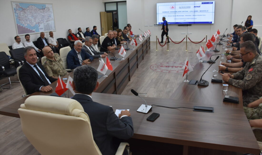 ŞIRNAK (AA) – AFAD Şırnak İl Müdürlüğünce, "Orman Yangınlarına Müdahale