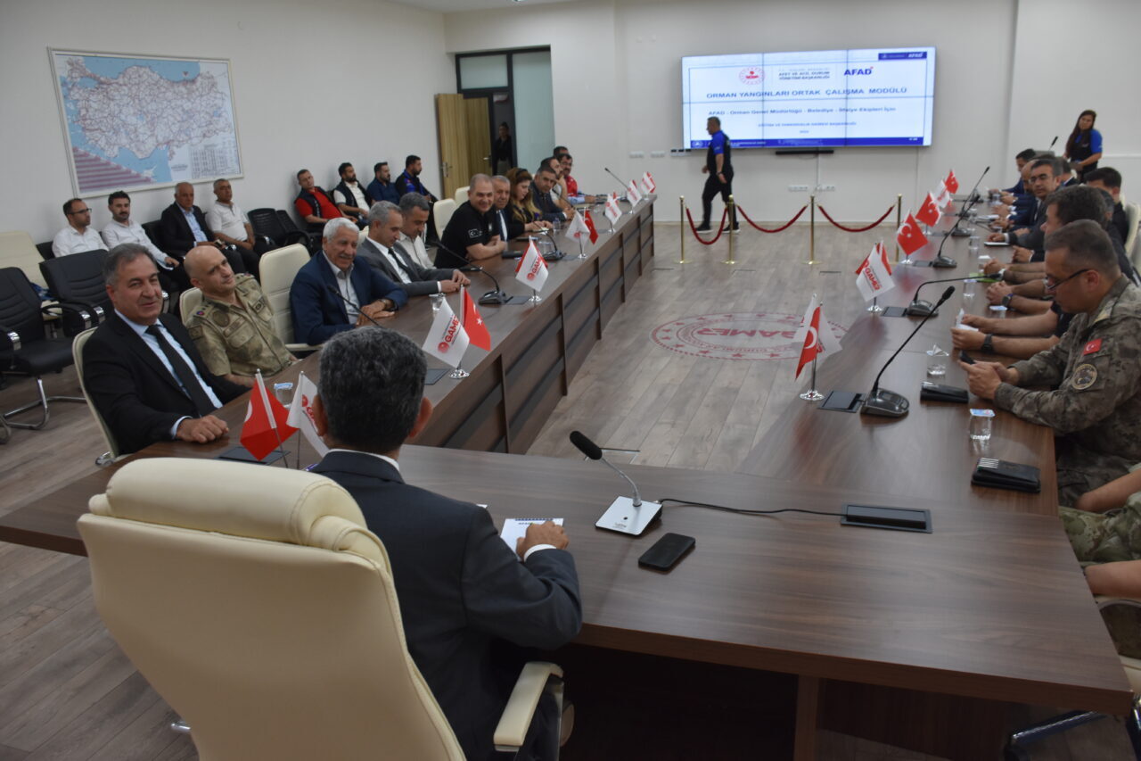 ŞIRNAK (AA) – AFAD Şırnak İl Müdürlüğünce, "Orman Yangınlarına Müdahale