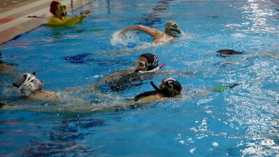 KOCAELİ (AA) – Milli takım seçmeleri için düzenlenen Sualtı Hokeyi