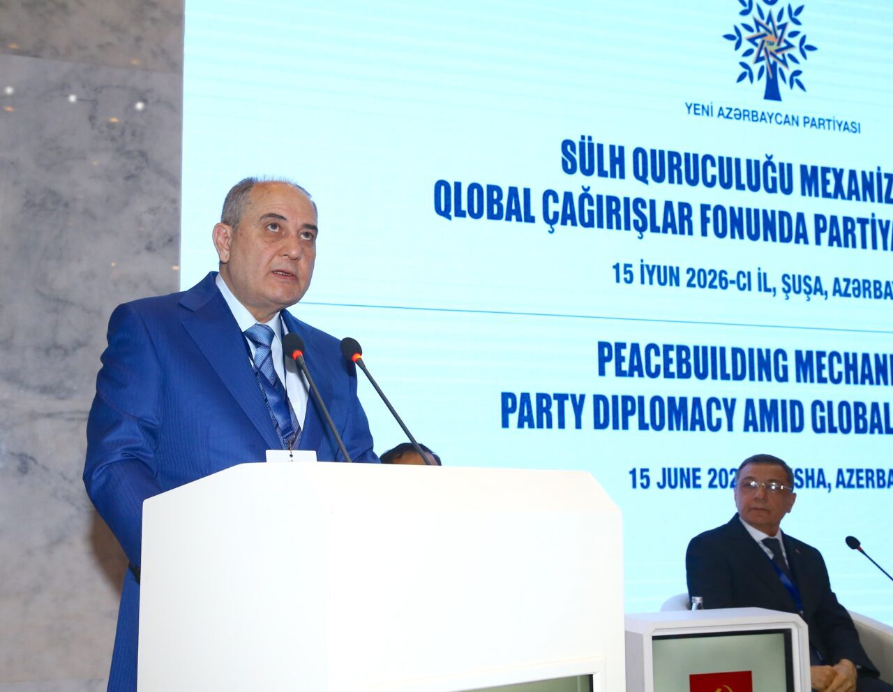 - Yeni Azerbaycan Partisi Genel Başkan Yardımcısı ve Genel Sekreteri