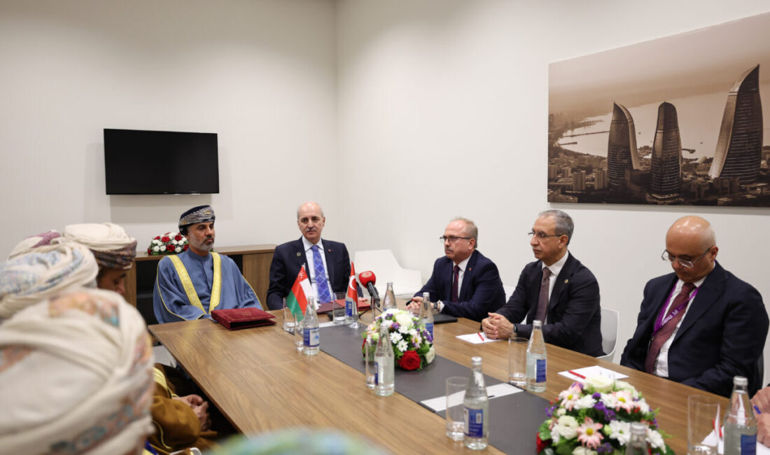 BAKÜ (AA) – TBMM Başkanı Numan Kurtulmuş, Azerbaycan'ın başkenti Bakü'de