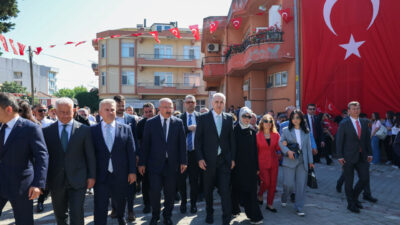 ÇANAKKALE – TBMM Başkanı Numan Kurtulmuş, Türklerin Anadolu'dan Rumeli'ye geçişinin