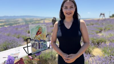 TEKİRDAĞ (AA) – Tekirdağ’da yaşayan 9 yaşındaki ressam İnci Yılmaz,