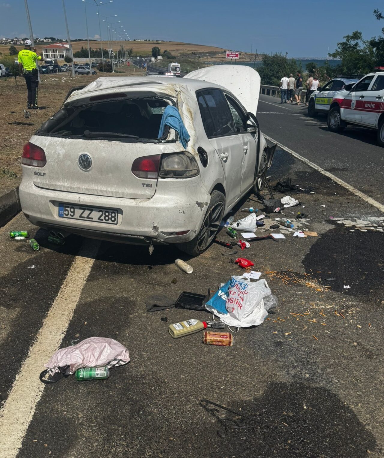 TEKİRDAĞ (AA) – Tekirdağ'da otomobilin devrilmesi sonucu 5 gün sonra
