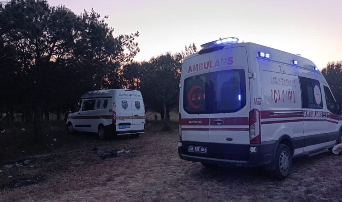 TEKİRDAĞ (AA) – Tekirdağ'ın Çerkezköy ilçesinde ormanlık alanda erkek cesedi