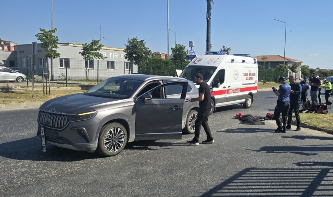 TEKİRDAĞ (AA) – Tekirdağ'ın Çerkezköy ilçesinde otomobil ile çarpışan elektrikli