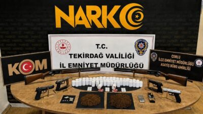 TEKİRDAĞ (AA) – Tekirdağ'da düzenlenen uyuşturucu operasyonlarında gözaltına alınan 13