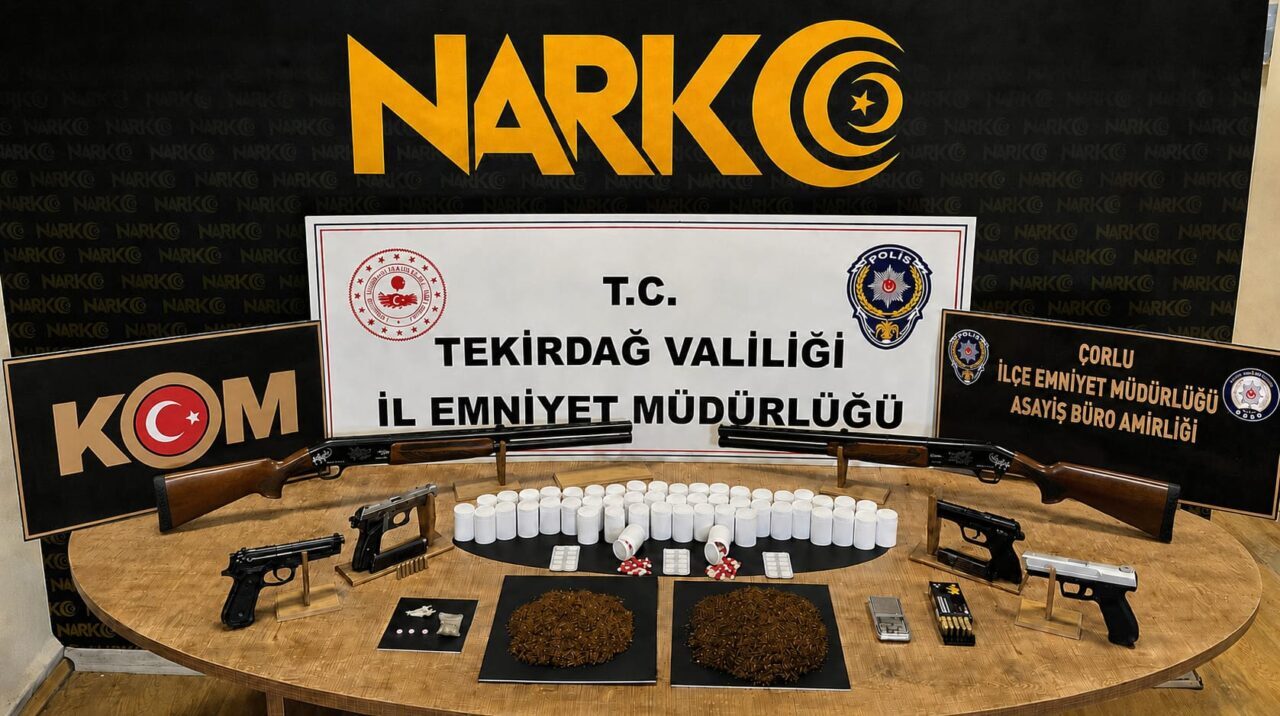 TEKİRDAĞ (AA) – Tekirdağ'da düzenlenen uyuşturucu operasyonlarında gözaltına alınan 13