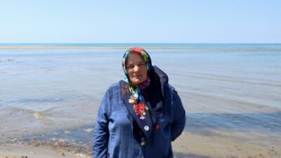 TRABZON (AA) – Trabzon'un Of ilçesinde yaşayan Dilek Ayaz, kanadına