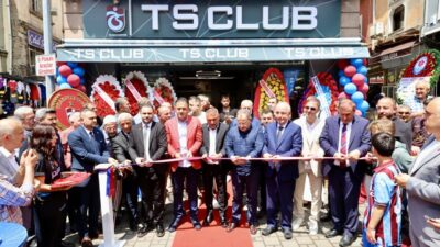 TRABZON (AA) – Trabzon'un Ortahisar ilçesinde TS Club'ın 26. mağazası