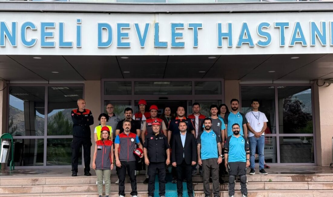 TUNCELİ (AA) – Tunceli'de Hastane Afet Planı (HAP) kapsamında deprem