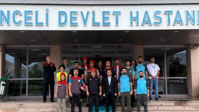TUNCELİ (AA) – Tunceli'de Hastane Afet Planı (HAP) kapsamında deprem
