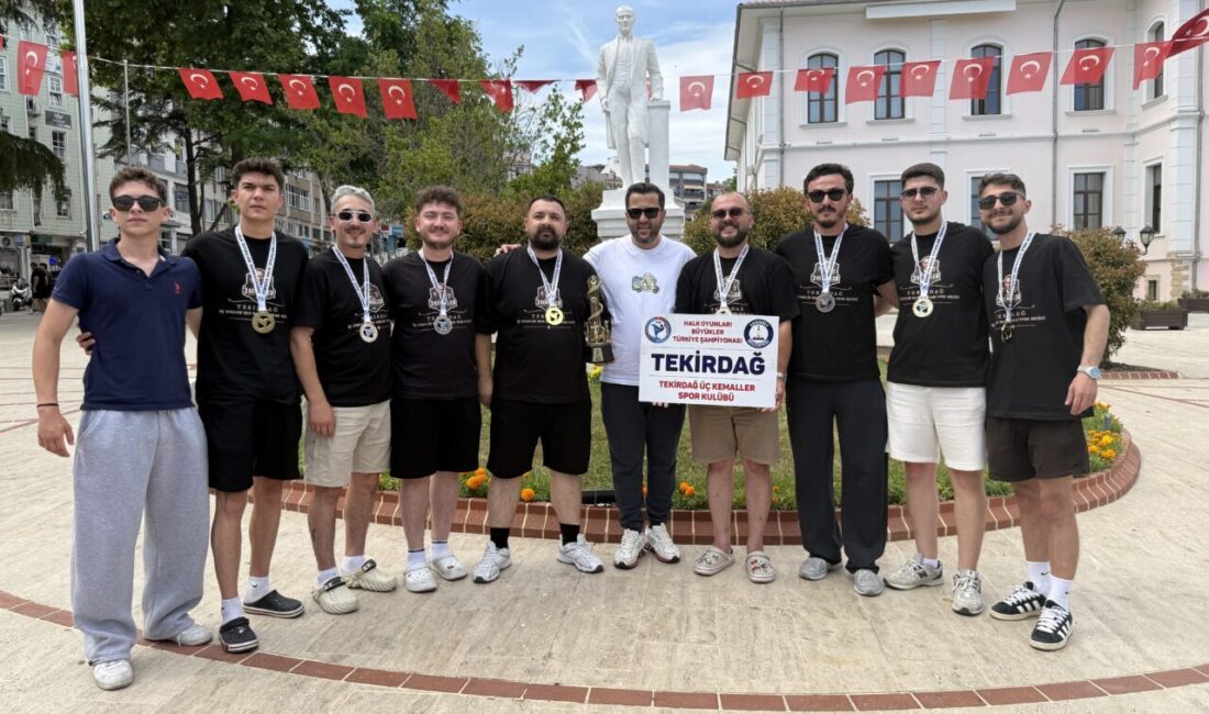 TEKİRDAĞ (AA) – Gaziantep’te düzenlenen Türkiye Halk Oyunları Federasyonu Türkiye