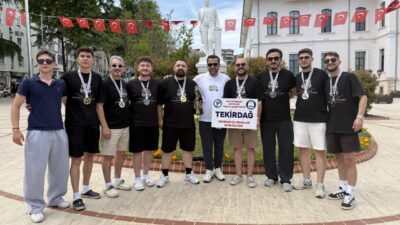 TEKİRDAĞ (AA) – Gaziantep’te düzenlenen Türkiye Halk Oyunları Federasyonu Türkiye