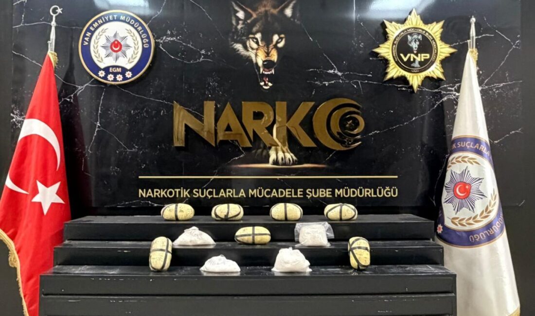 VAN (AA) – Van'ın Tuşba ilçesinde 10 kilo 260 gram