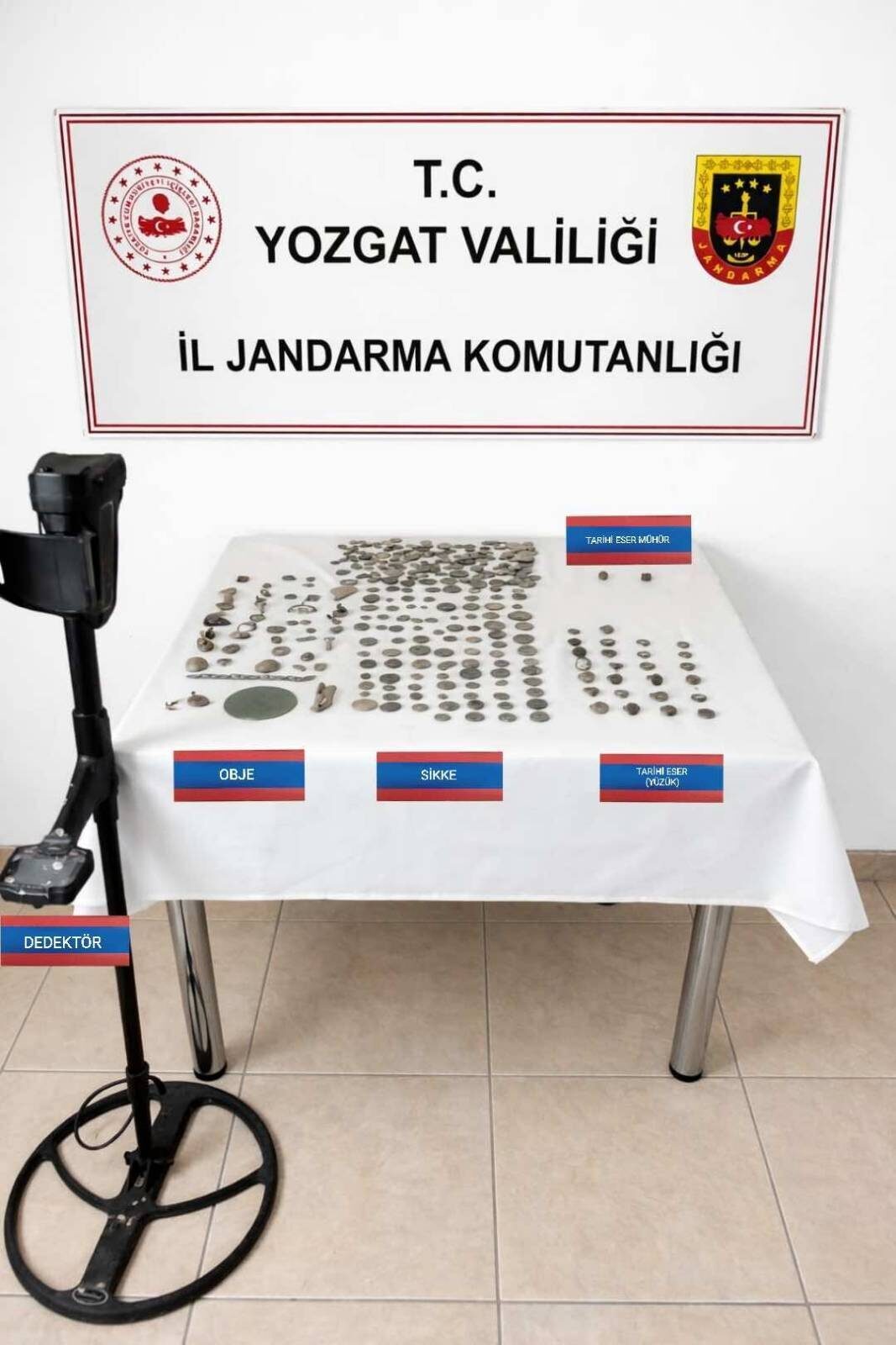 YOZGAT (AA) – Yozgat'ın Yerköy ilçesinde çeşitli dönemlere ait tarihi