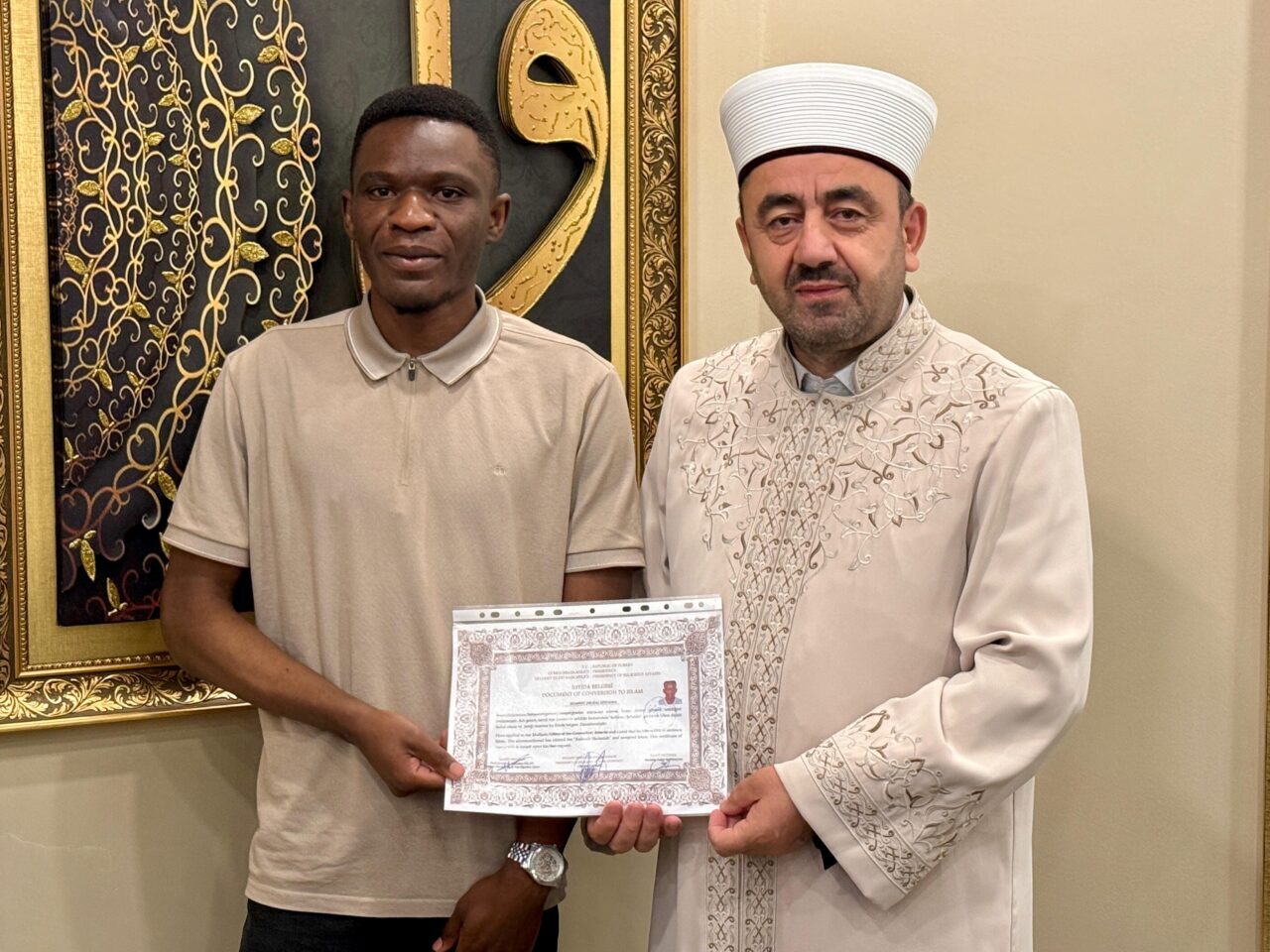 KAYSERİ (AA) – Kayseri'ye üniversite eğitimi için gelen Zambiya vatandaşı