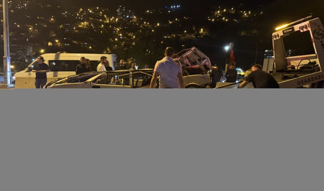 ZONGULDAK (AA) – Zonguldak'ta bariyerlere ve park halindeki araçlara çarptıktan