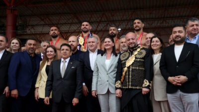 EDİRNE (AA) – 665. Tarihi Kırkpınar Yağlı Güreşleri'nin başpehlivanı Erkan