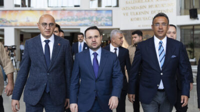 İSTANBUL (AA) – Adalet Bakanı Akın Gürlek, Bakırköy Adalet Sarayı'na