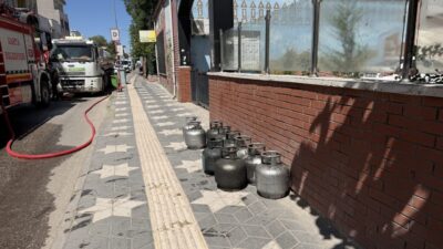 ADIYAMAN (AA) – Adıyaman'ın Kahta ilçesinde bir iş yerinde çıkan