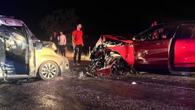 AFYONKARAHİSAR (AA) – Afyonkarahisar'ın Çay ilçesinde hafif ticari araç ile