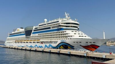 MUĞLA (AA) – İtalya bayraklı kruvaziyer "Aidablu" ile Muğla'nın Bodrum