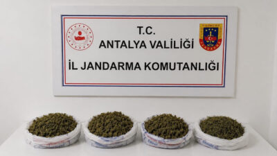 ANTALYA (AA) – Antalya'nın Alanya ilçesinde düzenlenen uyuşturucu operasyonunda, 1