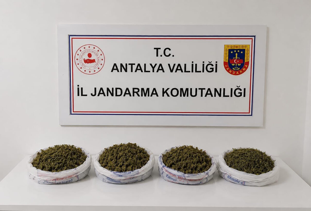 ANTALYA (AA) – Antalya'nın Alanya ilçesinde düzenlenen uyuşturucu operasyonunda, 1