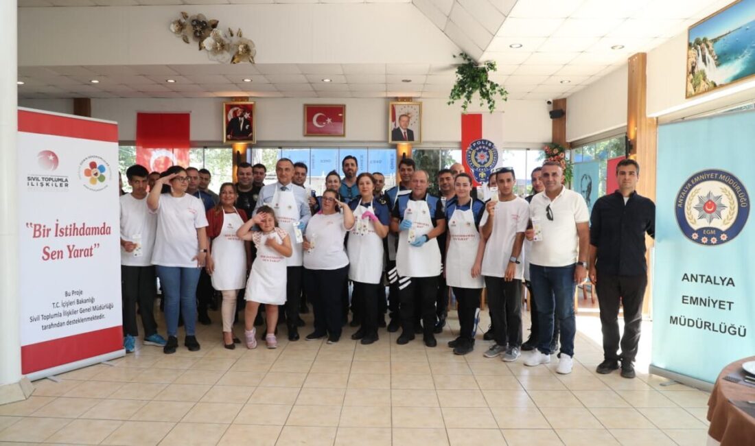 ANTALYA (AA) – Antalya Emniyet Müdürlüğünce "Bir İstihdam Da Sen